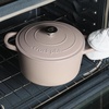 image:imageCrock Pot Artisan 5 Quart Enameled Cast Iron Round Dutch Oven RedMatte Dusty Pink