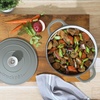 image:imageCrock Pot Artisan 5 Quart Enameled Cast Iron Round Dutch Oven RedMatte Green