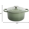 image:imageCrock Pot Artisan 5 Quart Enameled Cast Iron Round Dutch Oven RedPistachio Green