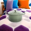 image:imageCrock Pot Artisan 5 Quart Enameled Cast Iron Round Dutch Oven RedPistachio Green