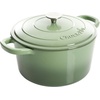 image:imageCrock Pot Artisan 5 Quart Enameled Cast Iron Round Dutch Oven RedPistachio Green