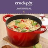 image:imageCrock Pot Artisan 5 Quart Enameled Cast Iron Round Dutch Oven RedRed w Glass Lid