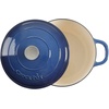 image:imageCrock Pot Artisan 5 Quart Enameled Cast Iron Round Dutch Oven RedSapphire Blue