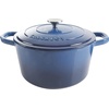 image:imageCrock Pot Artisan 5 Quart Enameled Cast Iron Round Dutch Oven RedSapphire Blue