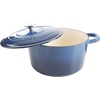 image:imageCrock Pot Artisan 5 Quart Enameled Cast Iron Round Dutch Oven RedSapphire Blue