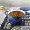 image:imageCrock Pot Artisan 5 Quart Enameled Cast Iron Round Dutch Oven RedSapphire Blue
