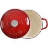 image:imageCrock Pot Artisan 5 Quart Enameled Cast Iron Round Dutch Oven RedScarlet Red