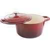 image:imageCrock Pot Artisan 5 Quart Enameled Cast Iron Round Dutch Oven RedScarlet Red