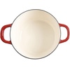 image:imageCrock Pot Artisan 5 Quart Enameled Cast Iron Round Dutch Oven RedScarlet Red