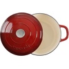 image:imageCrock Pot Artisan 5 Quart Enameled Cast Iron Round Dutch Oven RedScarlet Red