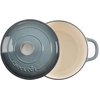 image:imageCrock Pot Artisan 5 Quart Enameled Cast Iron Round Dutch Oven RedSlate Gray