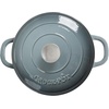 image:imageCrock Pot Artisan 5 Quart Enameled Cast Iron Round Dutch Oven RedSlate Gray