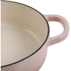 image:imageCrock Pot Artisan Enameled Cast Iron Braiser WLid 5Quart AquaBlush Pink