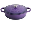 image:imageCrock Pot Artisan Enameled Cast Iron Braiser WLid 5Quart AquaLavender Purple