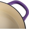 image:imageCrock Pot Artisan Enameled Cast Iron Braiser WLid 5Quart AquaLavender Purple