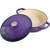 image:imageCrock Pot Artisan Enameled Cast Iron Braiser WLid 5Quart AquaLavender Purple