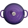 image:imageCrock Pot Artisan Enameled Cast Iron Braiser WLid 5Quart AquaLavender Purple