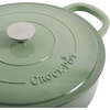 image:imageCrock Pot Artisan Enameled Cast Iron Braiser WLid 5Quart AquaPistachio