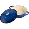 image:imageCrock Pot Artisan Enameled Cast Iron Braiser WLid 5Quart AquaSapphire Blue