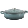 image:imageCrock Pot Artisan Enameled Cast Iron Braiser WLid 5Quart AquaSlate Gray