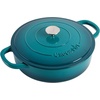 image:imageCrock Pot Artisan Enameled Cast Iron Braiser WLid 5Quart AquaTeal Ombre