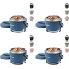 image:imageCrockPot 20oz Portable Electric Food Warmer Personal Lunch Box Keeps Food SpillFree amp Warm Ideal for Travel Work Car OntheGo DishwasherSafe Giftable Faded BlueFaded Blue