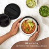 image:imageCrockPot 20oz Portable Electric Food Warmer Personal Lunch Box Keeps Food SpillFree amp Warm Ideal for Travel Work Car OntheGo DishwasherSafe Giftable Faded BlueBlack Licorice