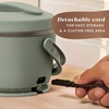 image:imageCrockPot 20oz Portable Electric Food Warmer Personal Lunch Box Keeps Food SpillFree amp Warm Ideal for Travel Work Car OntheGo DishwasherSafe Giftable Faded BlueGreen