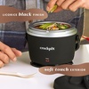 image:imageCrockPot 20oz Portable Electric Food Warmer Personal Lunch Box Keeps Food SpillFree amp Warm Ideal for Travel Work Car OntheGo DishwasherSafe Giftable Faded BlueBlack Licorice
