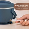 image:imageCrockPot 20oz Portable Electric Food Warmer Personal Lunch Box Keeps Food SpillFree amp Warm Ideal for Travel Work Car OntheGo DishwasherSafe Giftable Faded BlueFaded Blue