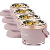 image:imageCrockPot 20oz Portable Electric Food Warmer Personal Lunch Box Keeps Food SpillFree amp Warm Ideal for Travel Work Car OntheGo DishwasherSafe Giftable Faded BlueBlush Pink