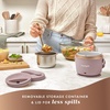 image:imageCrockPot 20oz Portable Electric Food Warmer Personal Lunch Box Keeps Food SpillFree amp Warm Ideal for Travel Work Car OntheGo DishwasherSafe Giftable Faded BlueBlush Pink