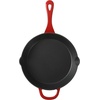 image:imageCrockPot 3Quart European Enameled Cast Iron Saucepan with Lid  Gradient Red Durable Oven Safe CookwareGradient Red