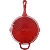 image:imageCrockPot 3Quart European Enameled Cast Iron Saucepan with Lid  Gradient Red Durable Oven Safe CookwareGradient Red