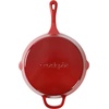 image:imageCrockPot 3Quart European Enameled Cast Iron Saucepan with Lid  Gradient Red Durable Oven Safe CookwareGradient Red