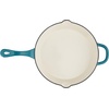 image:imageCrockPot 3Quart European Enameled Cast Iron Saucepan with Lid  Gradient Red Durable Oven Safe CookwareTeal