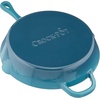 image:imageCrockPot 3Quart European Enameled Cast Iron Saucepan with Lid  Gradient Red Durable Oven Safe CookwareTeal