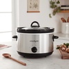 image:imageCrockPot 3Quart Manual Slow Cooker Serves 3 People Great for Small Meals Dips amp Sides Removable Stoneware is Oven amp DishwasherSafe Stainless Steel5Quart