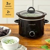 image:imageCrockPot 3Quart Manual Slow Cooker Serves 3 People Great for Small Meals Dips amp Sides Removable Stoneware is Oven amp DishwasherSafe Stainless Steel2Quart
