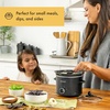 image:imageCrockPot 3Quart Manual Slow Cooker Serves 3 People Great for Small Meals Dips amp Sides Removable Stoneware is Oven amp DishwasherSafe Stainless Steel2Quart