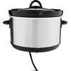 image:imageCrockPot 3Quart Manual Slow Cooker Serves 3 People Great for Small Meals Dips amp Sides Removable Stoneware is Oven amp DishwasherSafe Stainless Steel5Quart