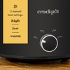 image:imageCrockPot 3Quart Manual Slow Cooker Serves 3 People Great for Small Meals Dips amp Sides Removable Stoneware is Oven amp DishwasherSafe Stainless Steel2Quart