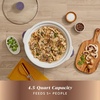 image:imageCrockPot 3Quart Manual Slow Cooker Serves 3 People Great for Small Meals Dips amp Sides Removable Stoneware is Oven amp DishwasherSafe Stainless Steel45 Quarts