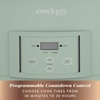 image:imageCrockPot 6 Quart Cook amp Carry Programmable Slow Cooker with Digital Timer Stainless Steel CPSCVC60LLS pack of 1Desert Sage Green