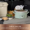 image:imageCrockPot 6 Quart Cook amp Carry Programmable Slow Cooker with Digital Timer Stainless Steel CPSCVC60LLS pack of 1Desert Sage Green