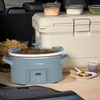 image:imageCrockPot 6 Quart Cook amp Carry Programmable Slow Cooker with Digital Timer Stainless Steel CPSCVC60LLS pack of 1Morning Haze Blue
