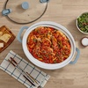 image:imageCrockPot 6 Quart Cook amp Carry Programmable Slow Cooker with Digital Timer Stainless Steel CPSCVC60LLS pack of 1Morning Haze Blue