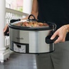 image:imageCrockPot 6 Quart Cook amp Carry Programmable Slow Cooker with Digital Timer Stainless Steel CPSCVC60LLS pack of 1Stainless Steel