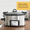 image:imageCrockPot 6 Quart Cook amp Carry Programmable Slow Cooker with Digital Timer Stainless Steel CPSCVC60LLS pack of 1Stainless Steel