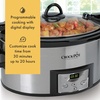 image:imageCrockPot 6 Quart Cook amp Carry Programmable Slow Cooker with Digital Timer Stainless Steel CPSCVC60LLS pack of 1Stainless Steel